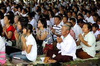 Tema Waisak Tahun ini Genta Waisak Melantunkan Semangat Mawas Diri dan Hidup Harmoni sebagai upaya manusia untuk mawas diri dan saling menghormati antara sesama dan alam semesta. Bagus Kurniawan/detikcom.