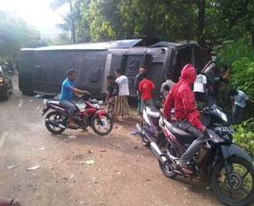 Penyebab Bus Terguling Tewaskan 7 Orang Diduga Rem Blong