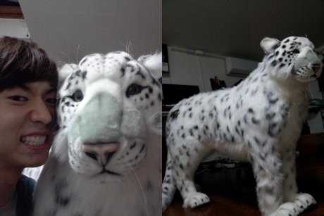 Ultah, Wooyoung Diberi Harimau Putih oleh Chansung
