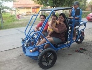 Becak Bermotor SMK Masih Prototipe