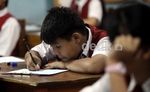 Ssssttt...Harap Tenang, Siswa SD Sedang UN