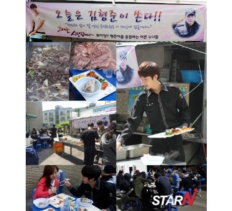 Fans Kim Hyung Joon Sumbang Satu Truk Makanan untuk Kru