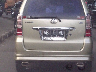 Pelat Nomor Seksi