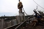 Cegah Longsor, Jl Martadinata Dibangun Turap