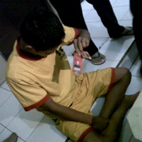 Oknum Wartawan Dibui di Polsek Regol