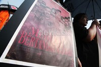 Aksi yang berlangsung sekitar 2 jam ini berlangsung tertib dan aman.