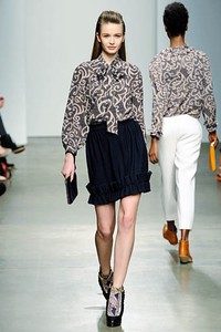 Karen Walker, Fall/WInter 2012. New York Fashion Week 2012. [Photo by Slaven Vlasic/Getty Images]