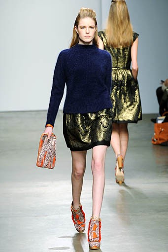 Karen Walker, Fall/WInter 2012. New York Fashion Week 2012. [Photo by Slaven Vlasic/Getty Images]