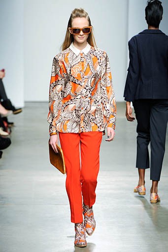 Karen Walker, Fall/WInter 2012. New York Fashion Week 2012. [Photo by Slaven Vlasic/Getty Images]