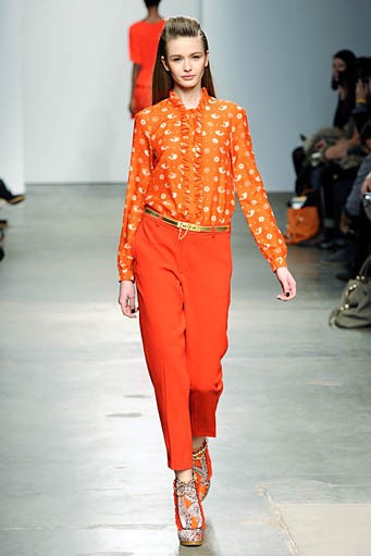 Karen Walker, Fall/WInter 2012. New York Fashion Week 2012. [Photo by Slaven Vlasic/Getty Images]