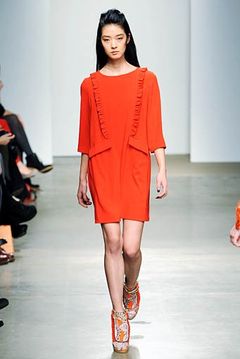 Karen Walker, Fall/WInter 2012. New York Fashion Week 2012. [Photo by Slaven Vlasic/Getty Images]