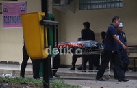 Jenazah langsung di bawa ke ruang post mortem