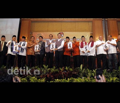 Ini Dia Nomor Urut Cagub DKI Jakarta