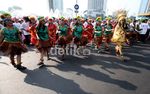Ratusan Penari Ramaikan Minggu Pagi Jakarta