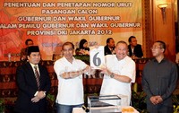Pasangan terakhir, Alex-Nono mendapat nomor 6.
