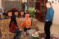 Suasana keakraban tergambar jelas dalam rumah mewah tersebut. Herianto Batubara/detikHot.