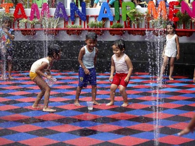 Taman Air Mancur Menari Yogya Diresmikan