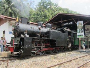 Kereta Mak Itam, Siap Sambut Peserta Tour de Singkarak 2012