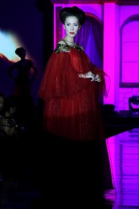 Raden Sirait Syukur Tiada Akhir, Bahagia Tiada Ujung. Jakarta Fashion & Food Festival 2012 at Ballroom Hotel Harris. Kelapa Gading. Jakarta. [Foto: Mohammad Abduh/Wolipop]