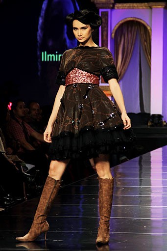 Raden Sirait Syukur Tiada Akhir, Bahagia Tiada Ujung. Jakarta Fashion & Food Festival 2012 at Ballroom Hotel Harris. Kelapa Gading. Jakarta. [Foto: Mohammad Abduh/Wolipop]