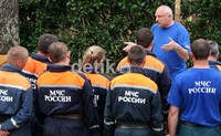 Tim SAR Rusia akhirnya kembali ke posko mereka.