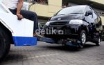 Ganggu Rekontruksi Kill Bill, 2 Mobil Diderek