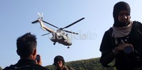 Heli Super Puma hilir mudik mengevakuasi korban Sukhoi.