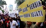 Tuntut Pemilu Jujur, Pendemo Sambangi KPUD