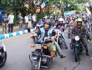 Pesta Motor Antik di Lumajang