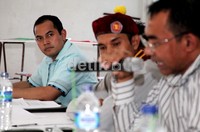 Selain Taufan, narasumber lain dari berbagai elemen pemuda dan mahasiswa ambil bicara seperti Parlindungan Simarmata, Thomas, Suyatno dan Anton Doni.