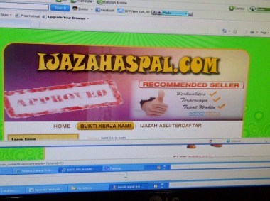 Polda Metro Bongkar Pembuat Ijazah Palsu di www.ijazahaspal.com