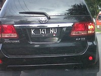 K 141 NU, dibaca sekilas jadi KIAI NU (Foto: Ridwan Al Rossid Budyantoro)