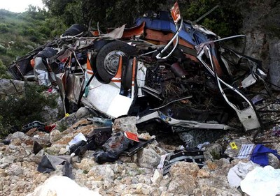 Bus Masuk Jurang, 11 Mahasiswa Tewas