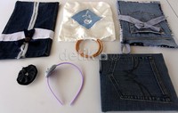 Seperti contah menjadi tempat netbook, tas, sampul filling, dompet, samapi dengan aksesoris seperti bando dan masih banyak lagi.