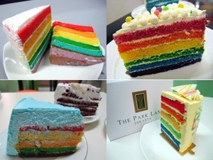 Dari 4 Rainbow Cake Ini, Mana yang Paling Enak?