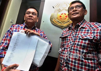 Jokowi-Ahok Laporkan Dugaan DPT Fiktif ke Polri