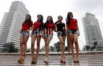 Bidadari Lenggak-lenggok di Bundaran HI