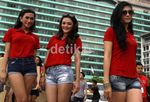Bidadari Lenggak-lenggok di Bundaran HI