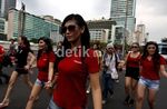 Bidadari Lenggak-lenggok di Bundaran HI