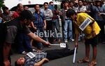 Bentrok Berdarah Geng Motor Direka Ulang