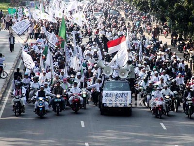 Ada Pawai Anti Lady Gaga, Thamrin-Sudirman Macet