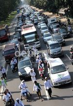 Ada Pawai Anti Lady Gaga, Thamrin-Sudirman Macet