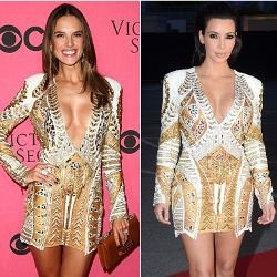 Lagi, Kim Kardashian Pakai Dress yang Sama dengan Selebriti Lain