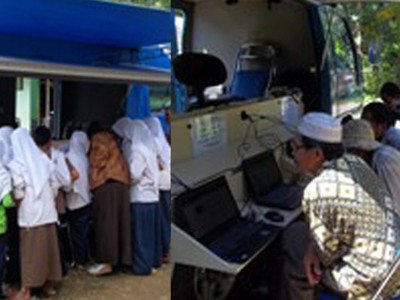 Mobil Internet Jelajah Belantara Kalimantan