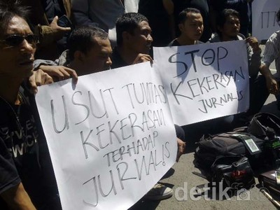 Wartawan Desak Hentikan Kekerasan