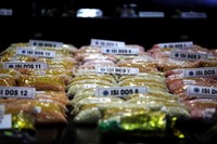 Ekstasi yang diamankan tersebut sabanyak 1,5 juta butir.