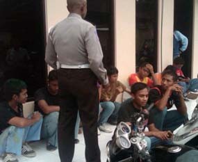 Puluhan Pelajar Konvoi Diamankan Karena Ganggu Pengguna Jalan