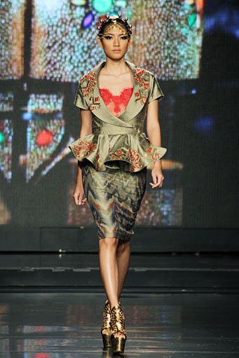 Denny Wirawan KILIMOLOGY. Jakarta Fashion & Food Festival 2012 at Ballroom Hotel Harris. Kelapa Gading. Jakarta. [Photo: Mohammad Abduh/Wolipop]