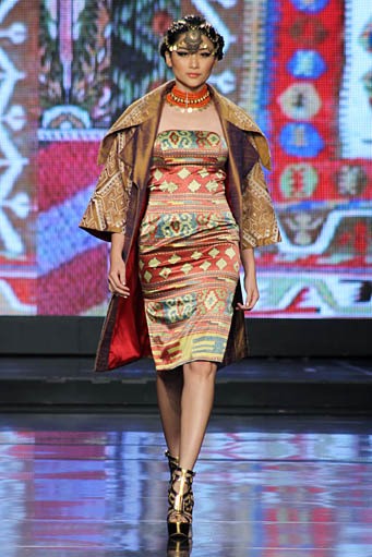 Denny Wirawan KILIMOLOGY. Jakarta Fashion & Food Festival 2012 at Ballroom Hotel Harris. Kelapa Gading. Jakarta. [Photo: Mohammad Abduh/Wolipop]