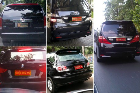 Lexus, Vellfire, dan Cadillac Kepergok Pakai Pelat TNI